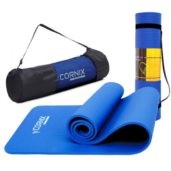 Купить Коврик для фитнеса  Cornix XR-0009 NBR Blue в Киеве - фото №1